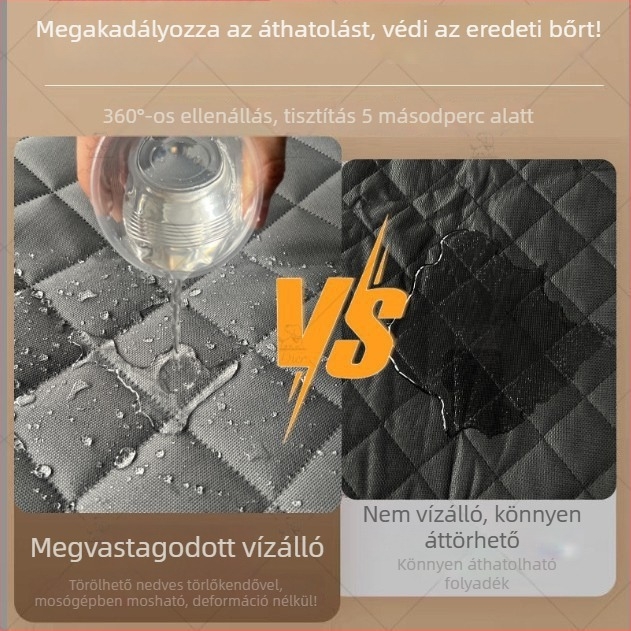 Oxford anyagú autós matrac hátsó ülésre – könnyen tisztítható, törölhető felület, egyszerűen felhelyezhető, kutyáknak