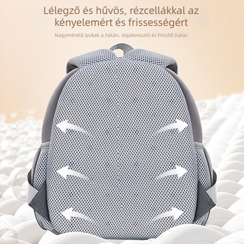 Sesame Baby óvodai hátizsák, mintás rajzfilm, könnyű diving anyag, nylon bélés, uniszex