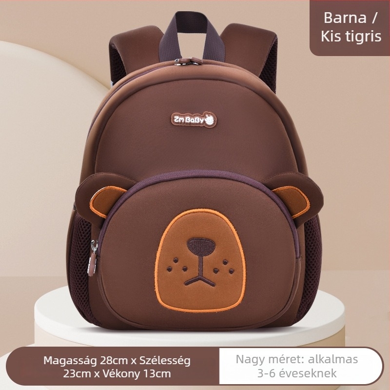 Sesame Baby óvodai hátizsák, mintás rajzfilm, könnyű diving anyag, nylon bélés, uniszex