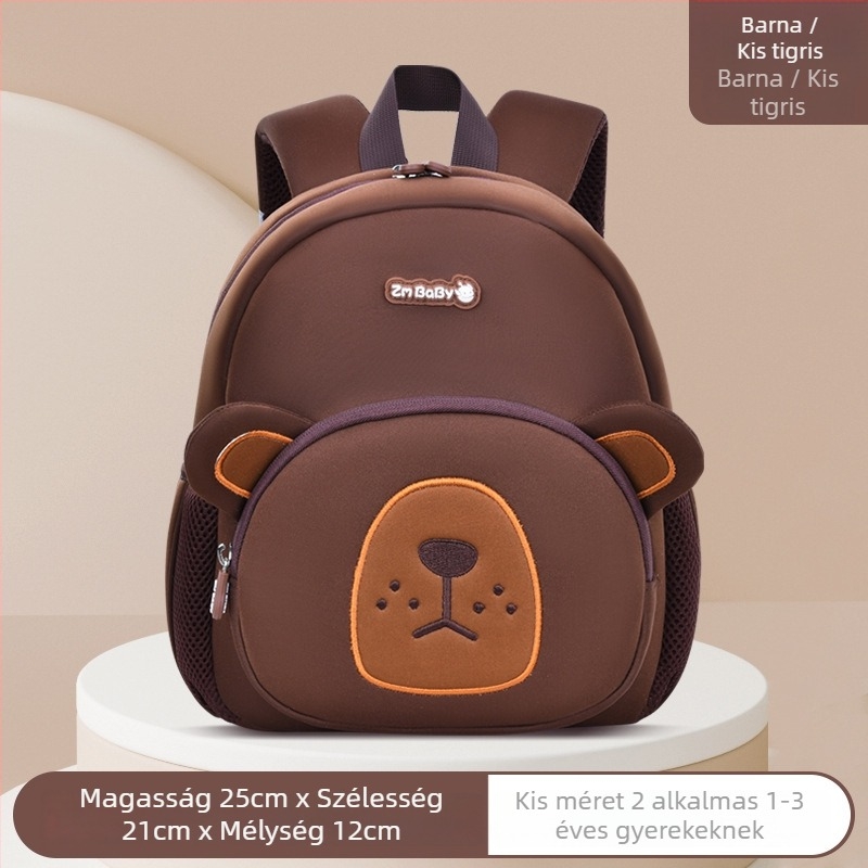 Sesame Baby óvodai hátizsák, mintás rajzfilm, könnyű diving anyag, nylon bélés, uniszex
