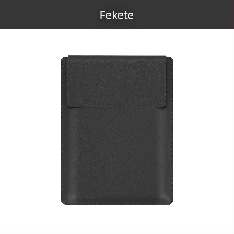 PU bőr védőtok állítható állvánnyal, laptopok és táblagépek számára, kézi clutch-stílus, vízálló és kopásálló
