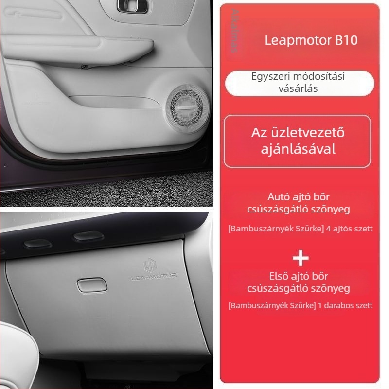 Utasoldali ajtóvédő párna belső tárolórekesszel Leapmotor B10/C10 modellhez
