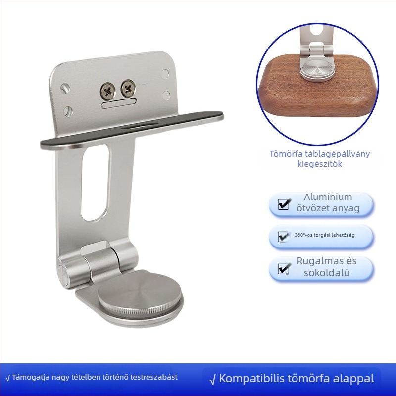 Tablettás állvány, összecsukható kialakítás, Gamera márka; modell Tablet stand; tömeg 130 g; csomagolás: papírdoboz + PE
