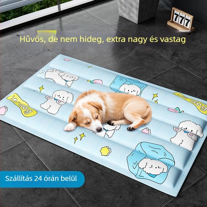 Hűtő matrac háziállatoknak – kutyáknak és macskáknak, alvómatrac és padlóra helyezhető párna