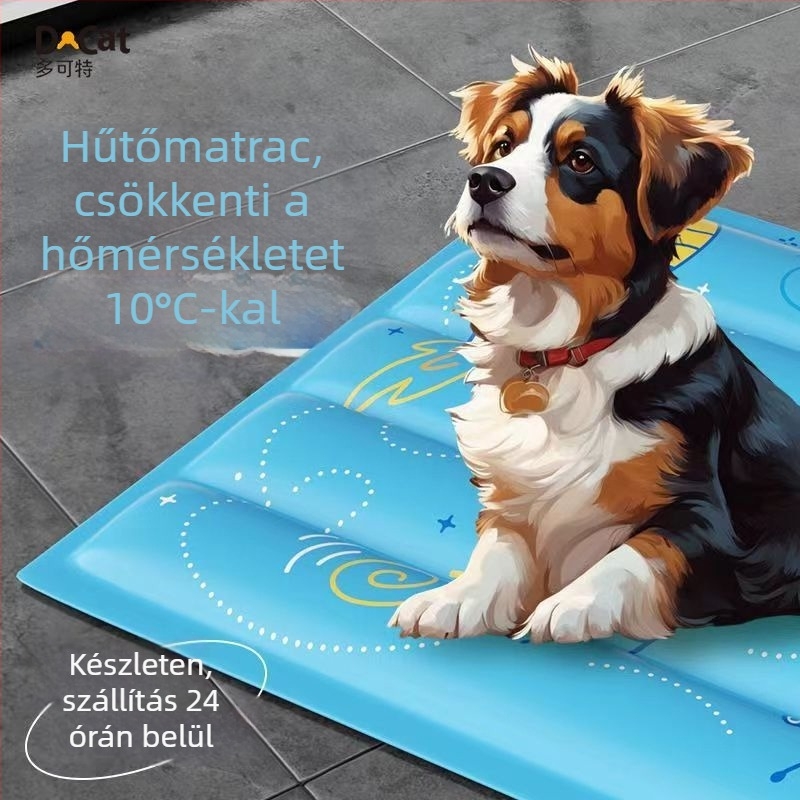 Hűtő matrac háziállatoknak – kutyáknak és macskáknak, alvómatrac és padlóra helyezhető párna