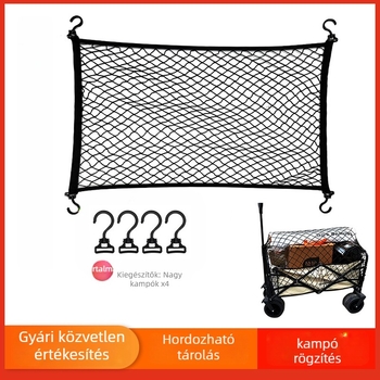 Kocsi háló tároló táska — akasztós hálófedél, univerzális illeszkedés, 600D Oxford anyag, testreszabható, logó nyomtatás
