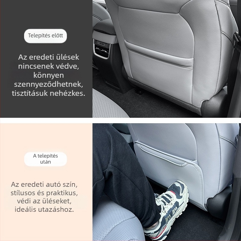 Xpeng Mona M03 Ülés Anti-Kik Párna – Bőr, Hátsó Légkivezető Védő, Szennyeződés-álló, Belső Kiegészítő Minden Évszakhoz