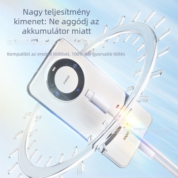 Type-C szövött adatkábel Huawei, Xiaomi és Apple iPhone 15-höz – 240W gyorstöltés, egyetlen csatlakozó