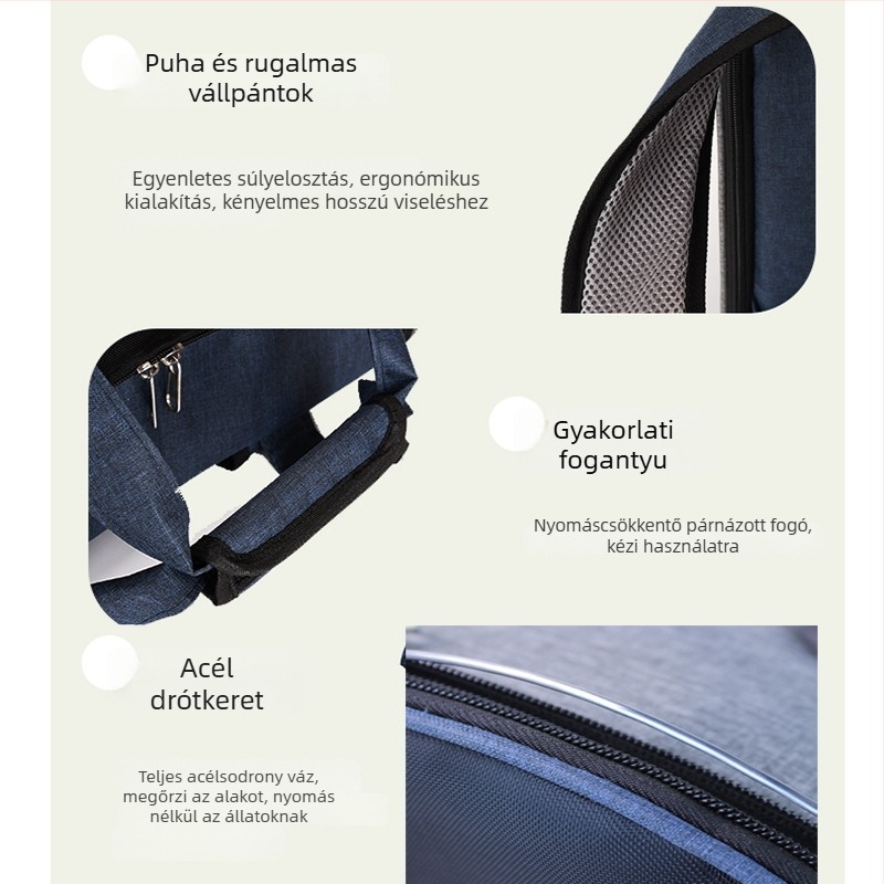 Állatbarát hátizsák színes blokk design, Oxford anyag, Taian–Shandong eredetű, kapacitás 15000, puha