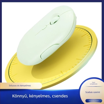 Vezeték nélküli egér 2,4G + Bluetooth kapcsolattal, 1600dpi, 4 gomb, újratölthető, ergonomikus
