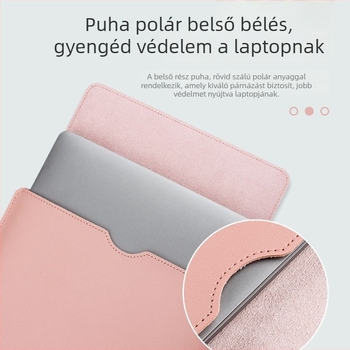 Xrt PU bőr belső laptop-táska 16 hüvelykes laptophoz, vízálló és kopásálló, könnyű, egérpadként és tabletatáskaként is használható