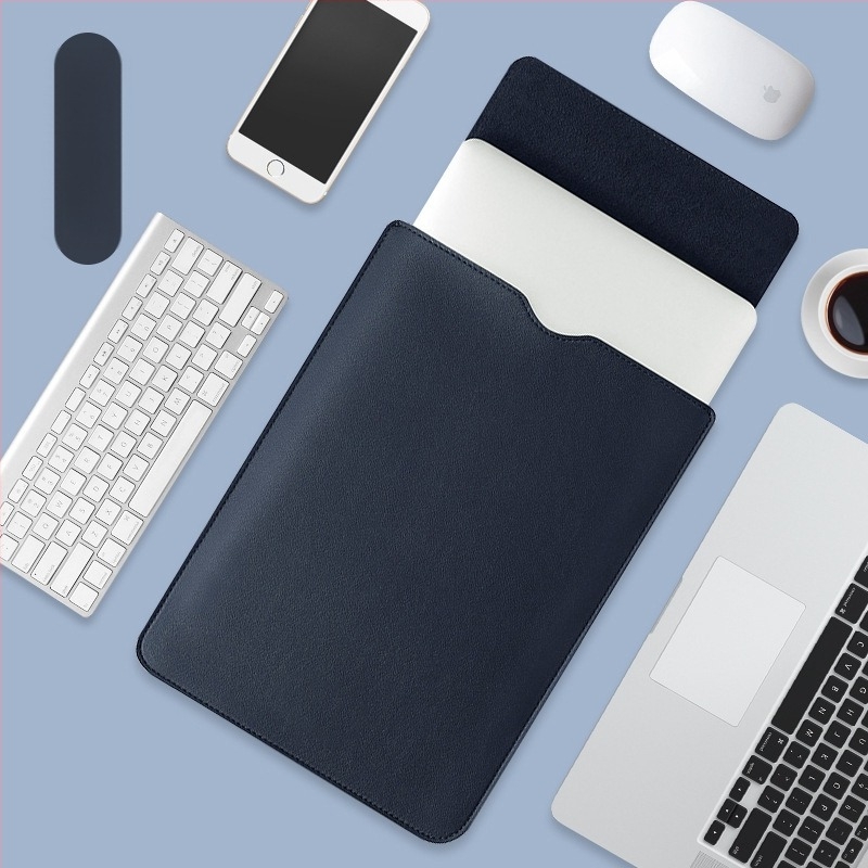 Xrt PU bőr belső laptop-táska 16 hüvelykes laptophoz, vízálló és kopásálló, könnyű, egérpadként és tabletatáskaként is használható