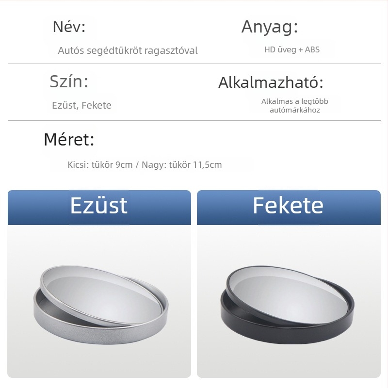 Si yi cheng konvex holttér-tükör, kerek visszapillantó tükör, buszokra, teherautókra és pickupokra