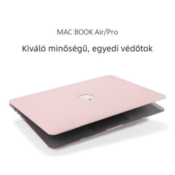 Matt védőburkolat Apple notebookhoz, kompatibil MacBook Pro 15,4 hüvelyk és MacBook Air 13,3 hüvelyk, krémszín.