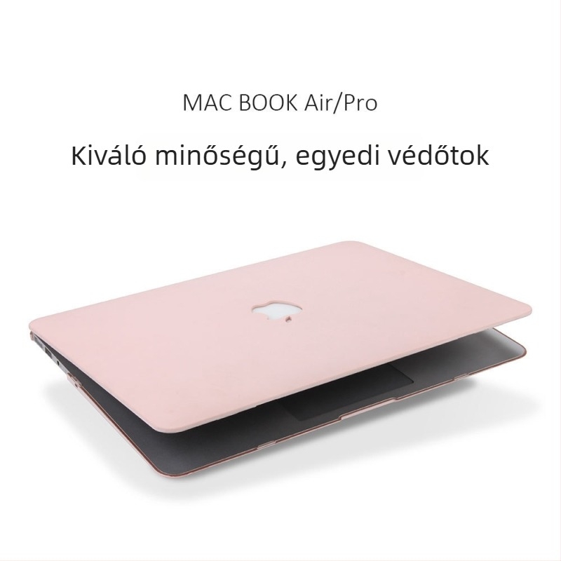Matt védőburkolat Apple notebookhoz, kompatibil MacBook Pro 15,4 hüvelyk és MacBook Air 13,3 hüvelyk, krémszín.