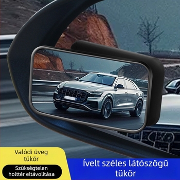 Jingduobao hátsó nézet tükör – kisméretű kör alakú, ultra széles látószög, nagy látómező, holttér-segítő tükör