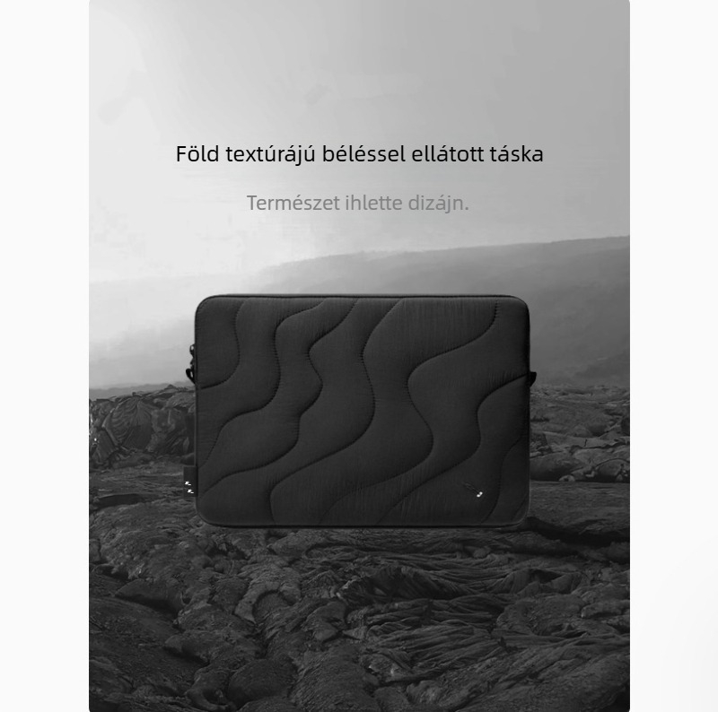 13 hüvelykes laptop- és tablet belső védőtok, vízálló és ütésálló, PU anyag, logó testreszabási opció