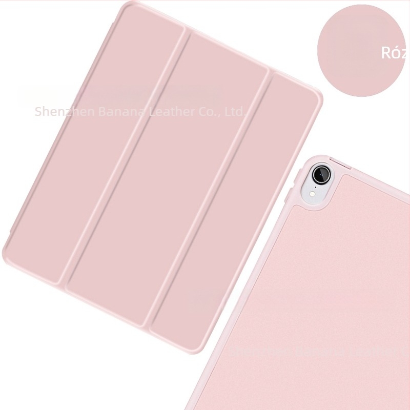 Bőrhatású védőtok tolltartóval, iPad Air 4 10,2 és 10,9 hüvelykes készülékekhez, tablet tok alvó funkcióval.