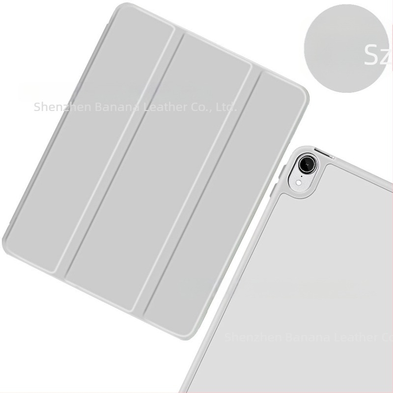 Bőrhatású védőtok tolltartóval, iPad Air 4 10,2 és 10,9 hüvelykes készülékekhez, tablet tok alvó funkcióval.