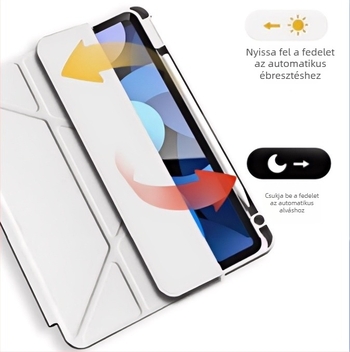 Átlátszó akril tok Y-alakú dizájnnal iPad Pro 11 (2025) számára, iPad 10. generáció, iPad Air 5 és iPad mini 6