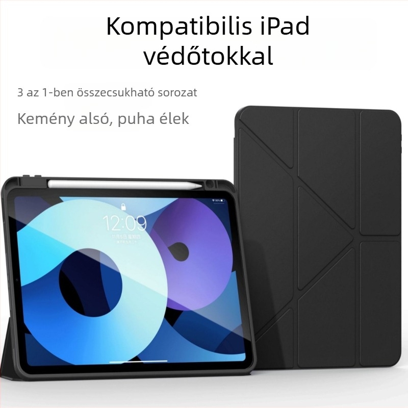 Átlátszó akril tok Y-alakú dizájnnal iPad Pro 11 (2025) számára, iPad 10. generáció, iPad Air 5 és iPad mini 6