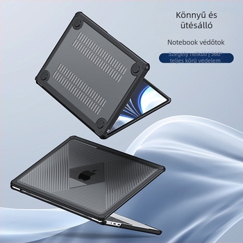 MacBook Air és más notebookokhoz készült TPU védőtok – vékony, könnyű, ütésálló, hőelvezetéssel, modell LCGH-LCGM, a DUX DUCIS-től