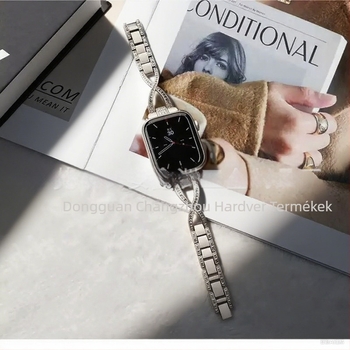 Fém Apple Watch szíj, Snap csat, 2018-as kiadás; Kompatibilis Apple Watch-szal, univerzális, Huawei, Egyéb
