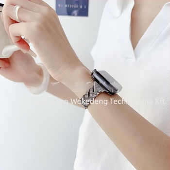 Fém Apple Watch szíj - divatos stílus, kompatibil az Apple Watch-szal
