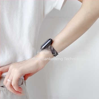 Fém Apple Watch szíj - divatos stílus, kompatibil az Apple Watch-szal
