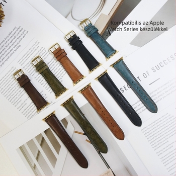 Apple Watch bőrszíj matt retro hatással, személyre szabott