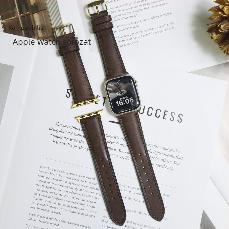 Apple Watch bőrszíj matt retro hatással, személyre szabott