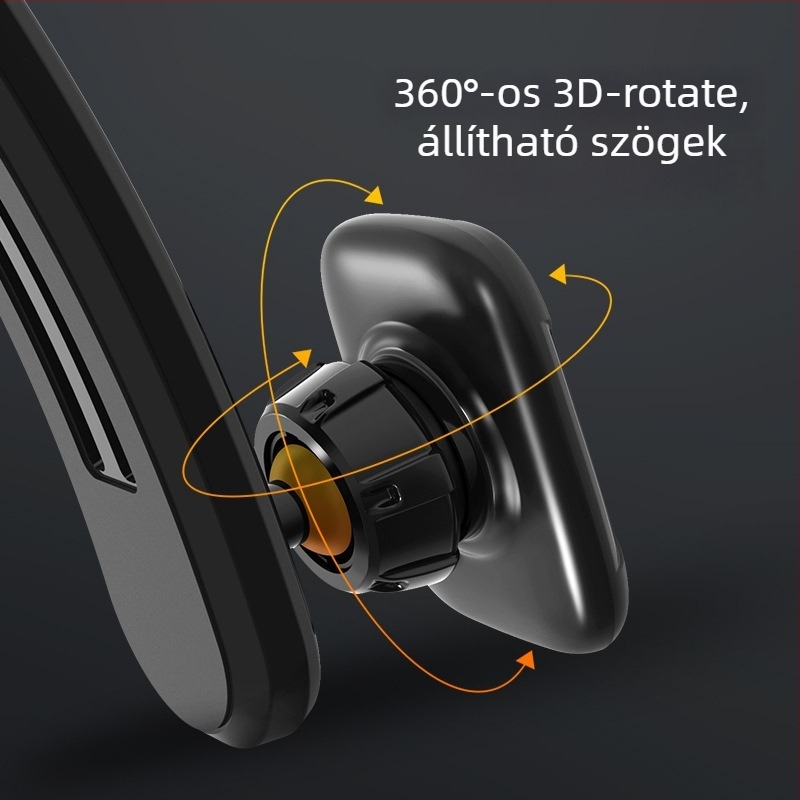ZYhy autótelefon-tartó, mágneses szívó, műanyag, univerzális, műszerfalra szerelhető