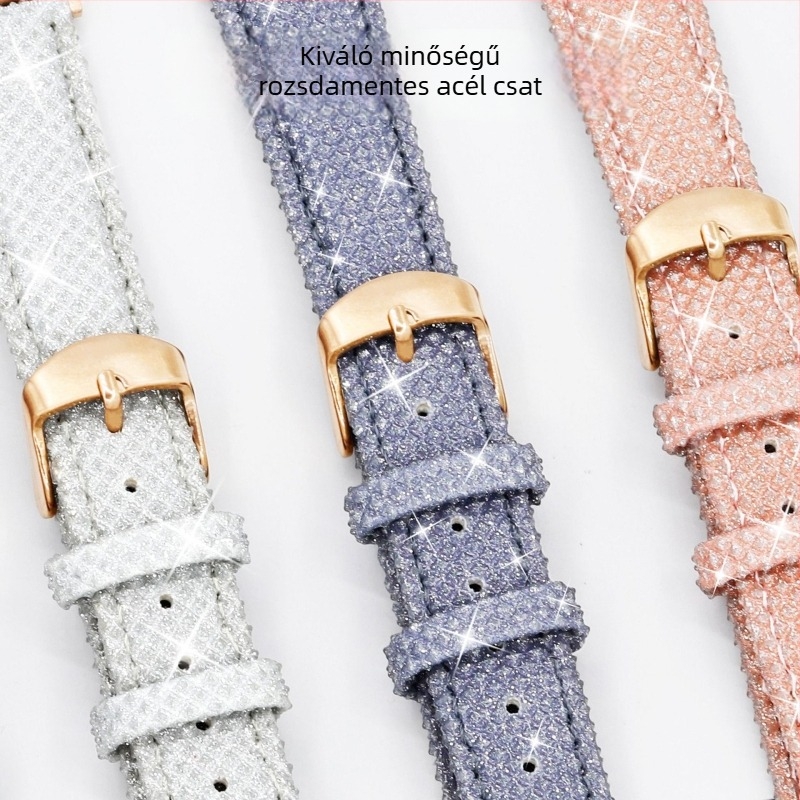 18mm-es női Apple Watch szíj kristályokkal