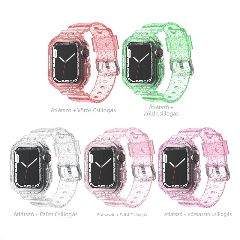 Apple Watchhoz TPU szíj gleccser csillogó hatással (Model appleiwatch987654, Márka: Oath, Stílus: Fashion, Anyag: 7097887)