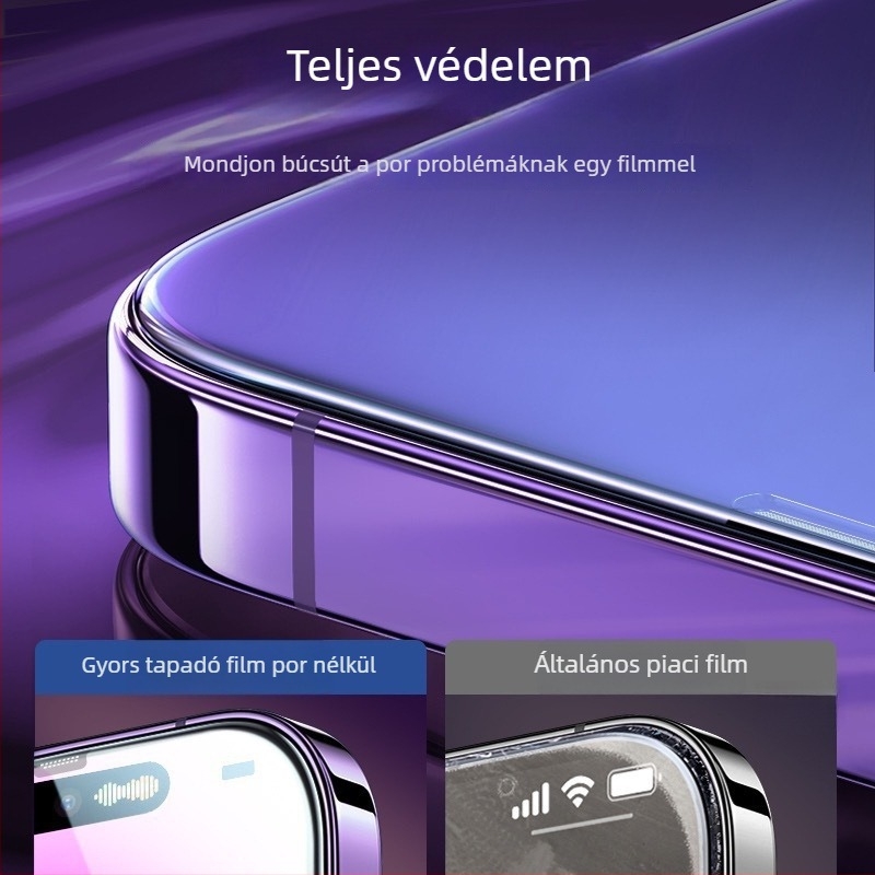 Apple teljes test PET fóliás védő, anti-peep, teljes képernyő