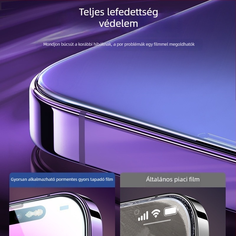 Apple teljes test PET fóliás védő, anti-peep, teljes képernyő