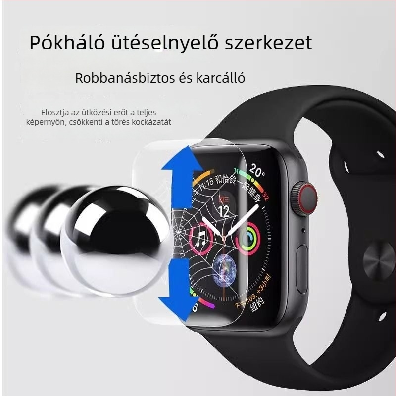 Apple Watch S11 38/46mm UV-edzett fólia és UV üveg matrica