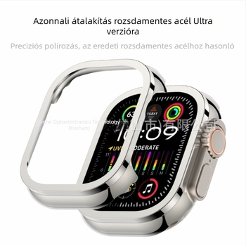 Apple Ultra3 rozsdamentes acél karóra elektroplattált fém védőtok