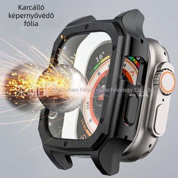 Apple Watch védőtok az Apple Watch és az Ultra modellhez PC edzett filmmel