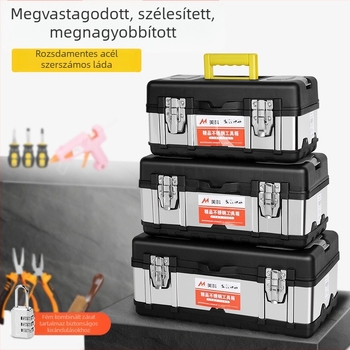 Fém szerszámtartó doboz moduláris kialakítással, rozsdamentes acél sorozat