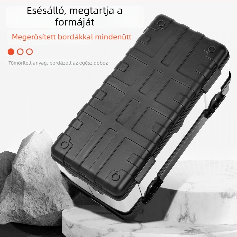 Fém szerszámtartó doboz moduláris kialakítással, rozsdamentes acél sorozat