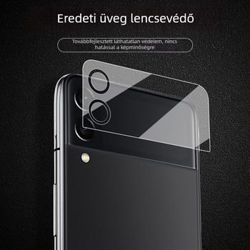 Samsung Galaxy Z Flip5 lencsevédő üveg és a Z Fold4 hátsó kamerák védője, kis képernyővédő fólia