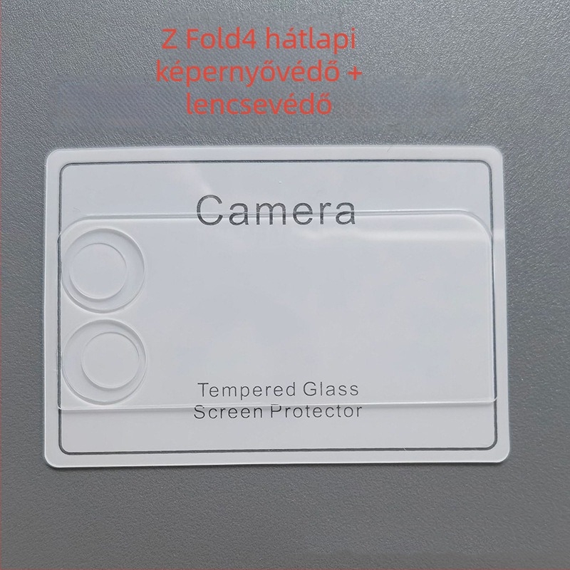 Samsung Galaxy Z Flip5 lencsevédő üveg és a Z Fold4 hátsó kamerák védője, kis képernyővédő fólia