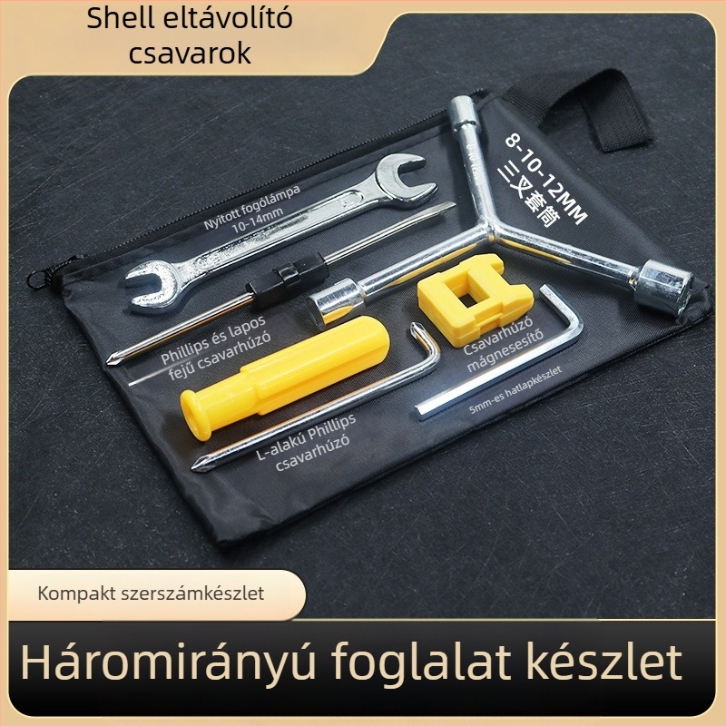 Trent elektromos jármű szerszámkészlet - 3 részes szétszerelési készlet, szénacél, háztartási használatra
