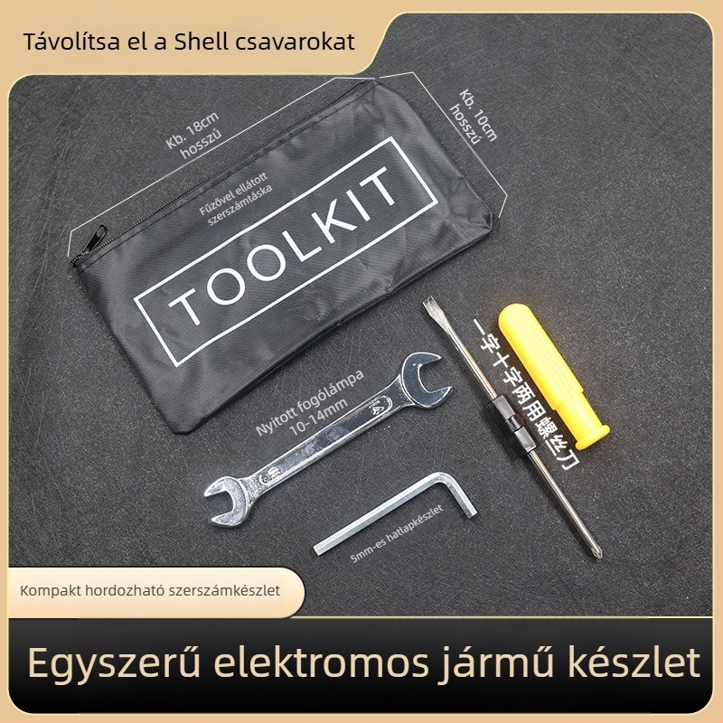 Trent elektromos jármű szerszámkészlet - 3 részes szétszerelési készlet, szénacél, háztartási használatra