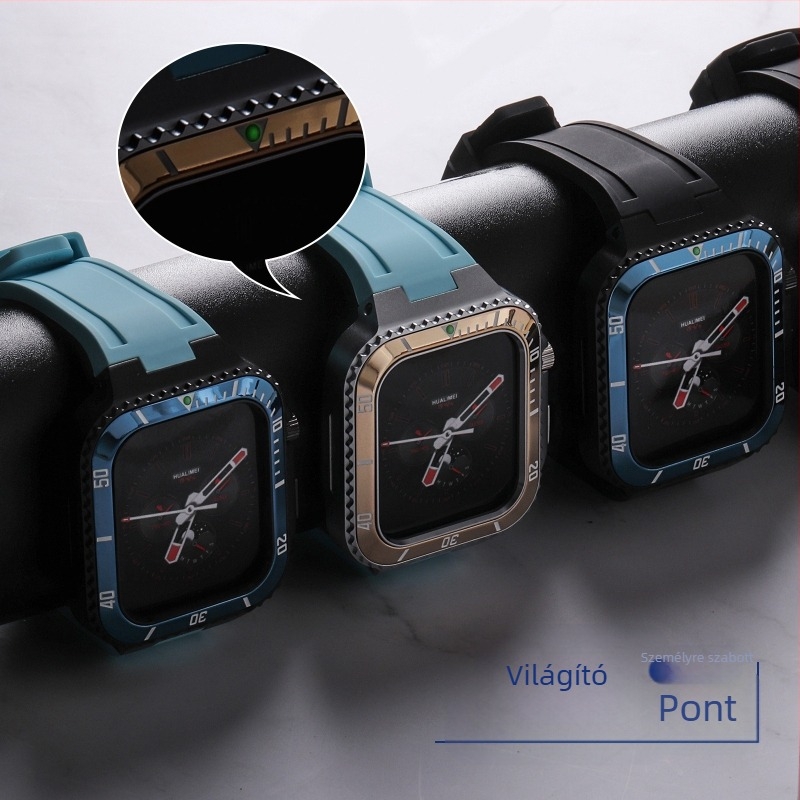 Hualimei fémtok Apple Watch S8 44/45 mm - iWatch-sorozat