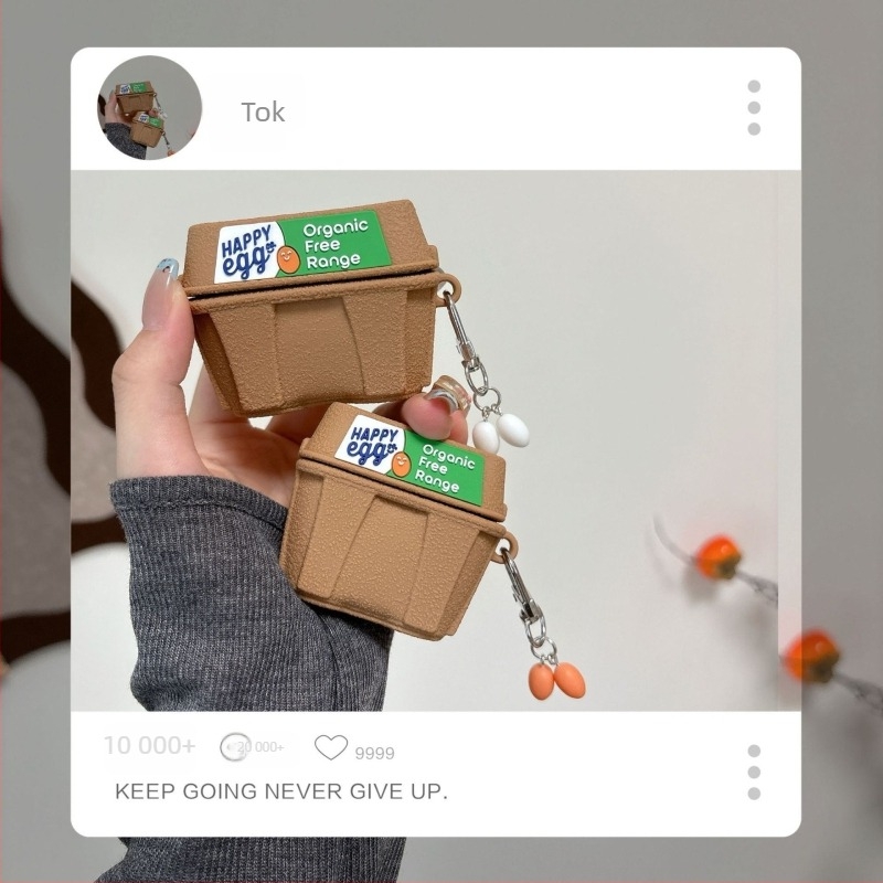 Egg Box szilikon védőtok Apple AirPods Pro 2/3/4 generációkhoz