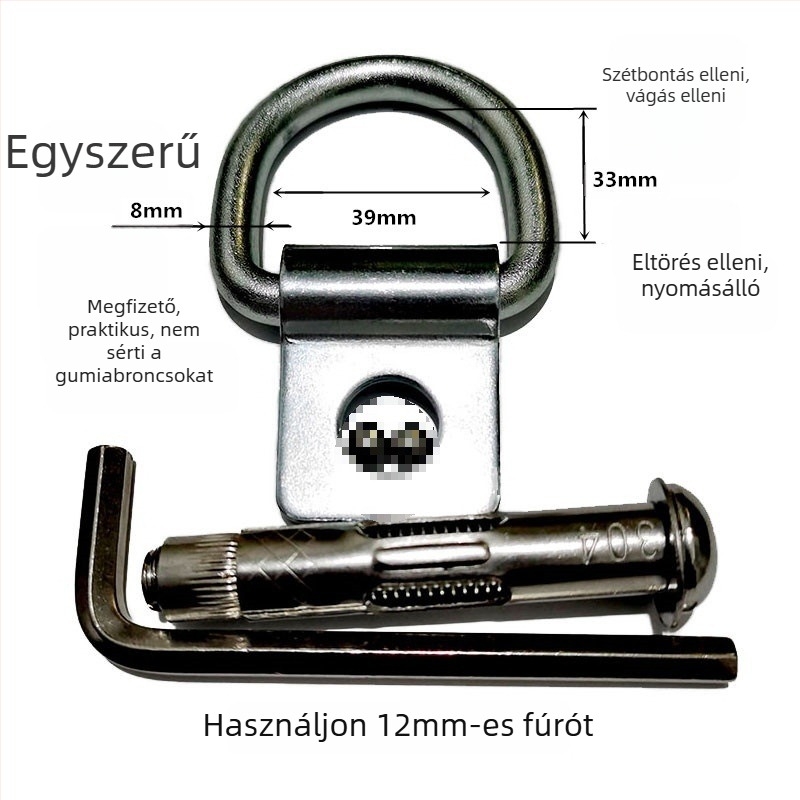 Rozsdamentes acél autó parkolási zár, vastagított és megerősített, ütés- és vandálbiztos, nyomásálló, állítható