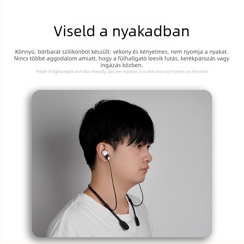 Bluetooth nyakpánt anti-lost védelemmel Huawei fülhallgatókhoz és Samsung Buds3 Pro-hoz