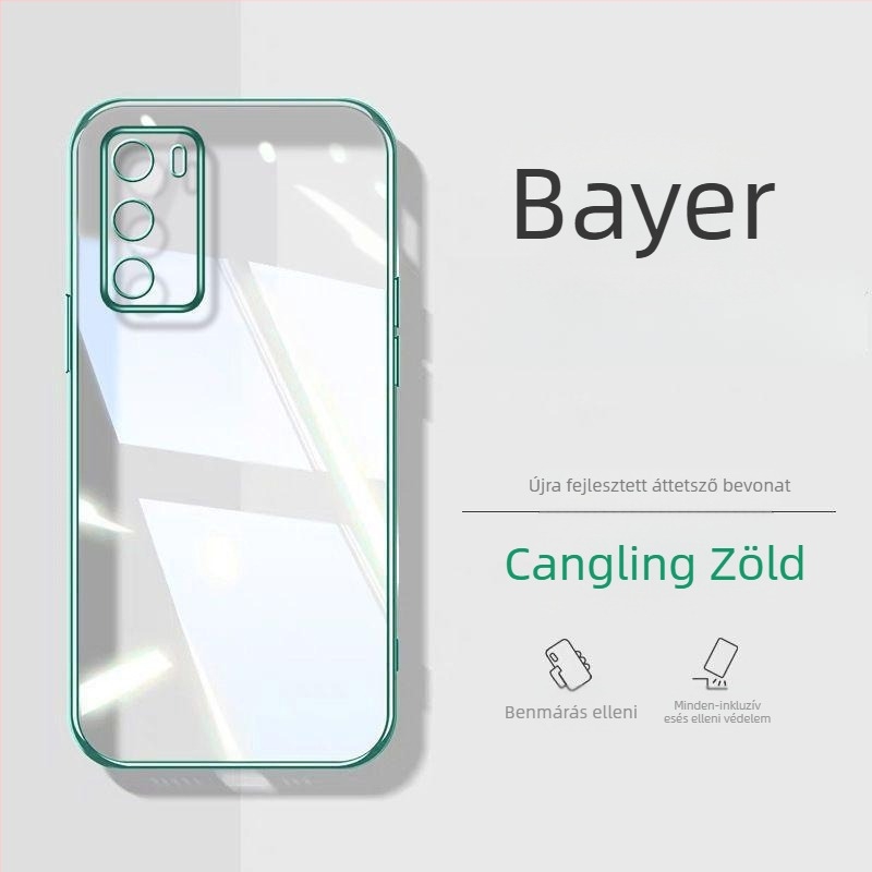 Murdinger szilikon tok Huawei P40 / P40 Pro, hátsó burkolat, egyszerű dizájn, elektroplatinnelt felület, leesés elleni védelem